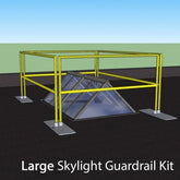 OSHA的屋顶天窗护栏装备大(SKYLG)